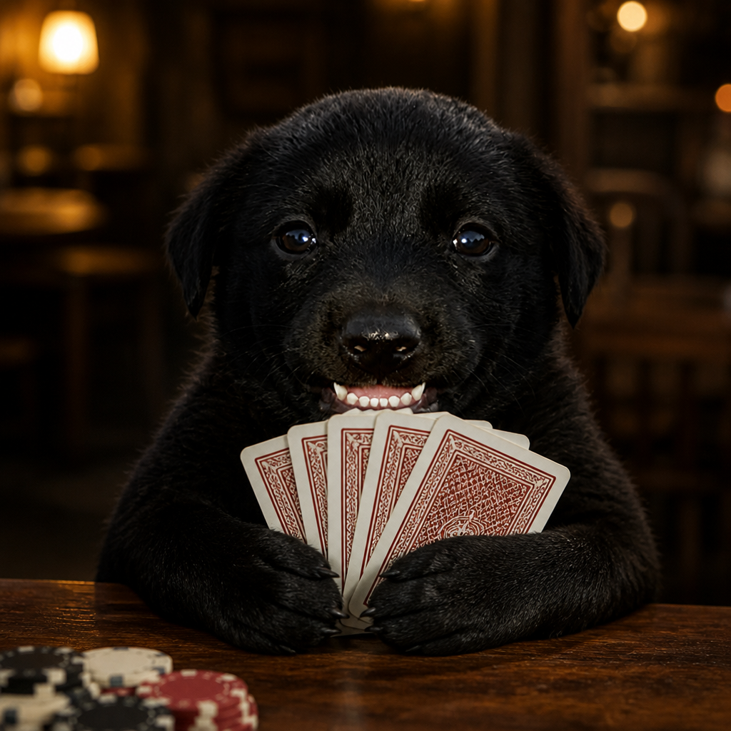 Abel with cards